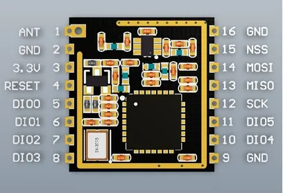 SX1278 узел LoRa spread spectrum communication 433-470 МГц ультра Дальняя Связь беспроводной модуль
