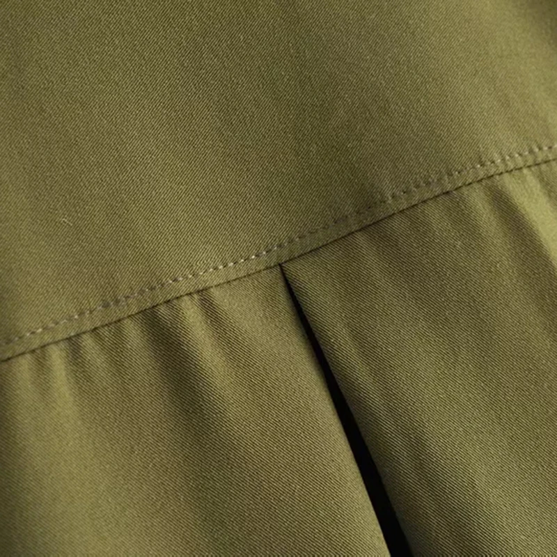 2019 Для женщин Весна Модные Зеленые Длинные платья женские с длинным рукавом Лук