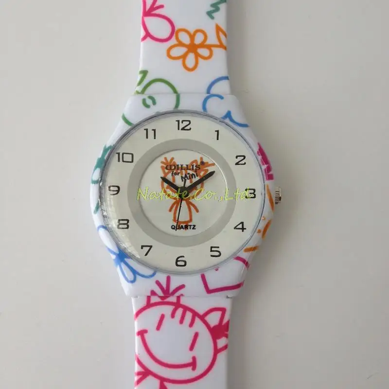 Женские часы с мультяшным рисунком повседневные Кварцевые водонепроницаемые
