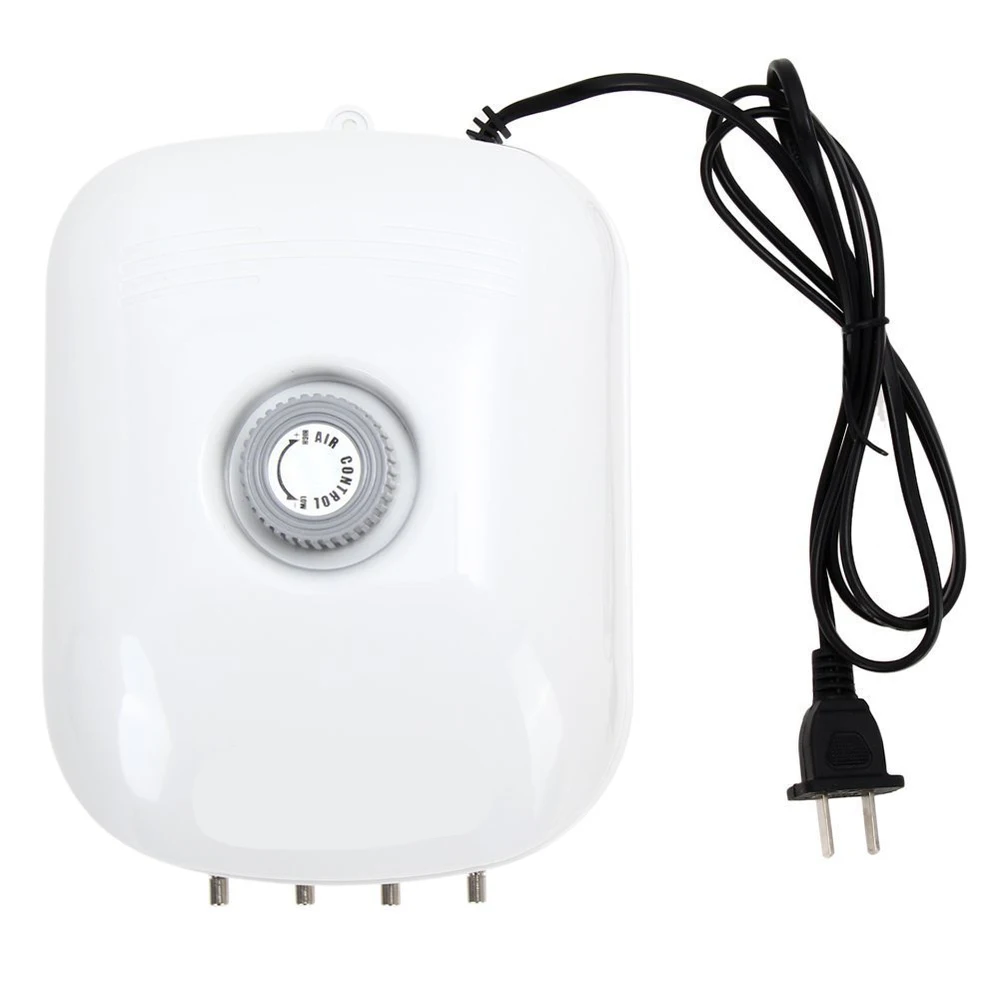 High Efficiency 4 Outlet Oxygen Air Pump For Fish Tank Up To 300 Gallon
