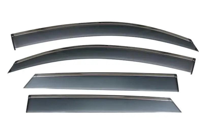 4 шт. Автомобильный Дверной оконный ветровой козырек литье тентов щит защита от