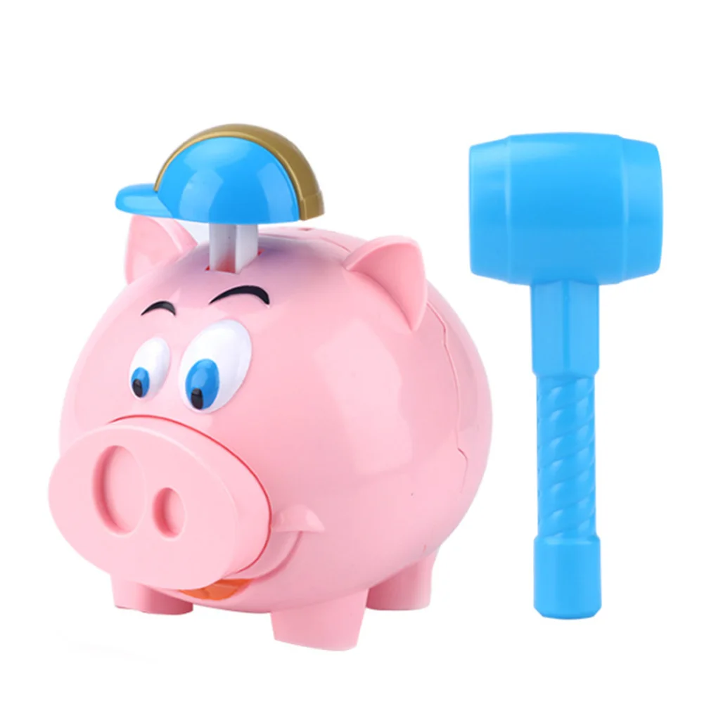 Explode Turnplate Decompression Toy Cartoon Saving Pot Desktop Game Children Educational Gift Coins Piggy Bank |