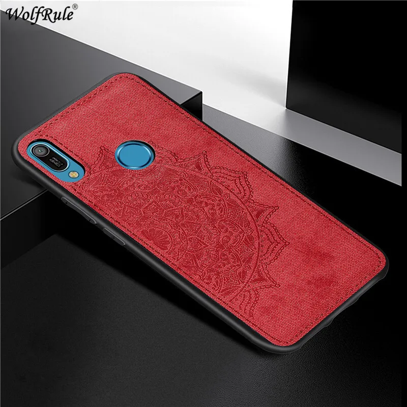 Для Huawei Honor 8A Pro Чехол TPU рамка ткань бампер жесткие задние чехлы для телефонов Funda 6