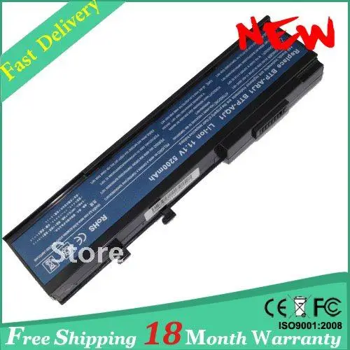 Аккумулятор для ноутбука Acer Aspire 6 ячеек 2420 2920Z 2920 3620 3640 3670 5540 5550 5560 Extensa 3100 5590 4120 4130