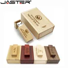 Usb-флеш-накопитель JASTER деревянный с коробкой, 8163264 ГБ