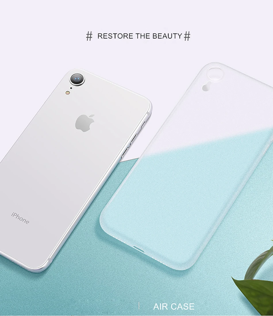 MaxGear ультра тонкий матовый Жесткий Чехол для iPhone 5 5S SE 6 6S 7 8 Plus ультра тонкий PP прозрачный задний Чехол для iPhone X XS Max XR