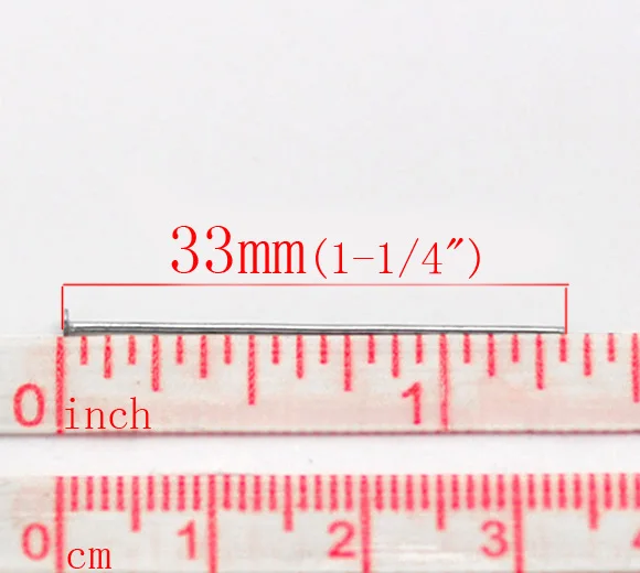 MJARTORIA 2018 New Arrival 500PCS Silver Color Stainless Steel Head Pins Jewelry Accessories DIY Finding Bright 0.7x33mm | Украшения и