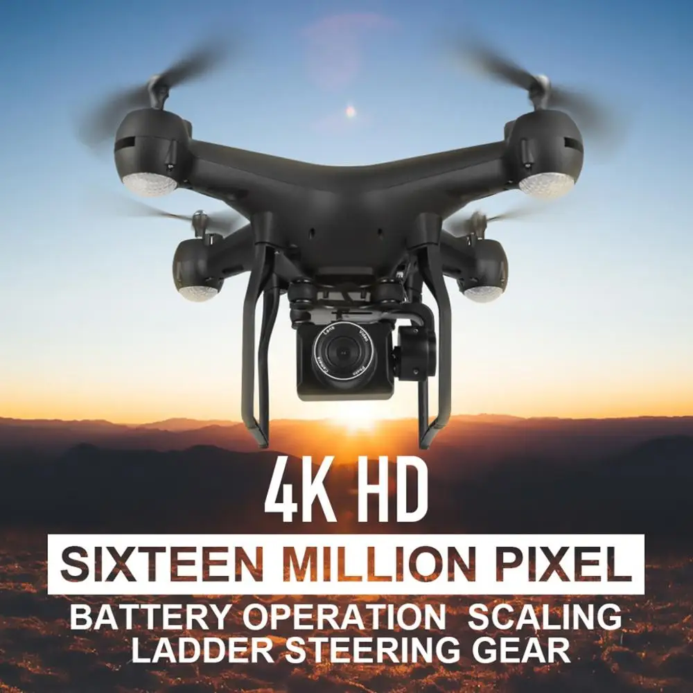 Дрон 4k RC Квадрокоптер FPV Дрон с ESC HD 1080P Wifi камера видео высоко стабильный вертолет с ДУ дроны