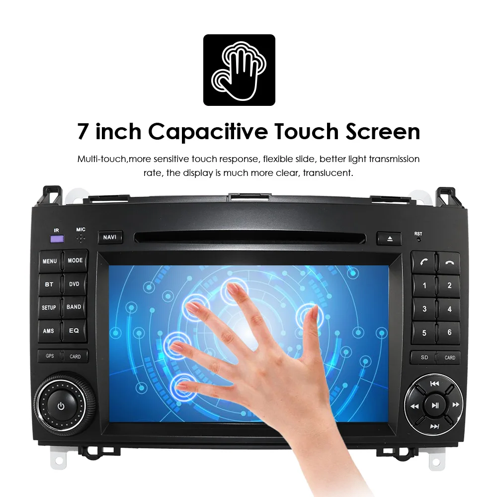 Android 9 2din автомобильное радио для машины DVD мультимедиа для Mercedes Benz B200 A B Class W169 W245 Viano Vito W639 Sprinter W906 wifi gps
