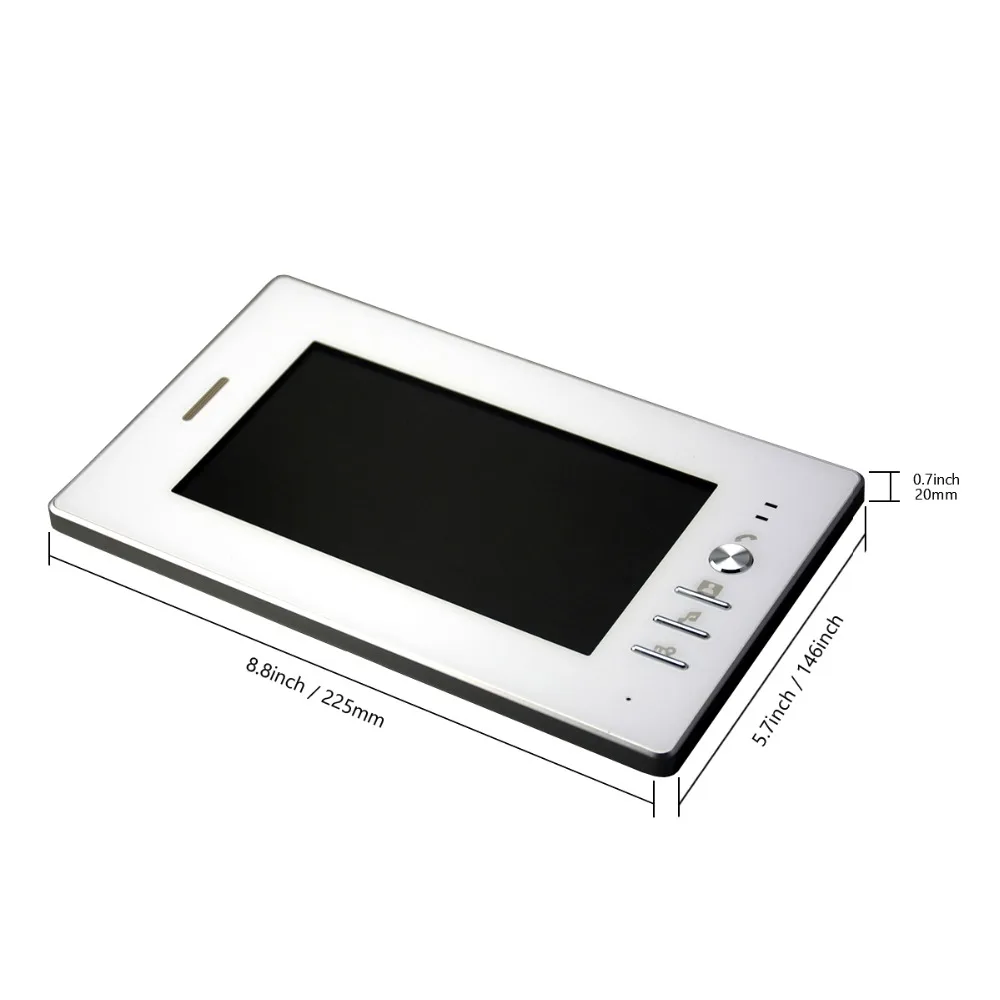 Видео дверной звонок домашней безопасности дюймов 7 монитор телефон