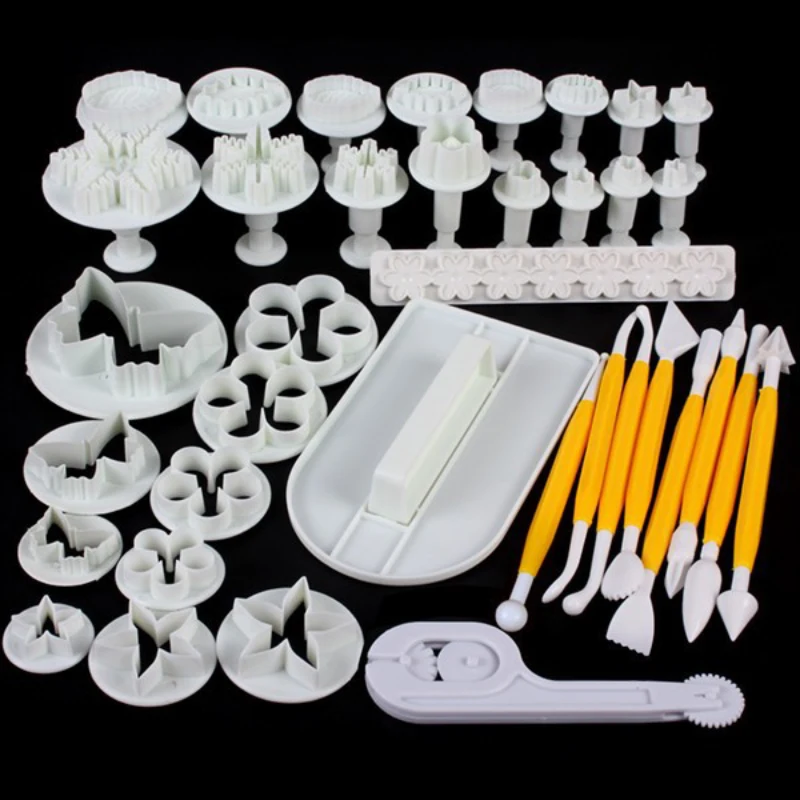 12 наборов 37 шт помадные пирожные печенье сахарное ремесло украшения плунжерные