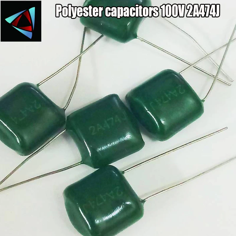 Конденсатор плёнки из полиэстера 2A474J 470nF 474 5% 100V 10 шт.|polyester film capacitor|film capacitorcapacitor 100v