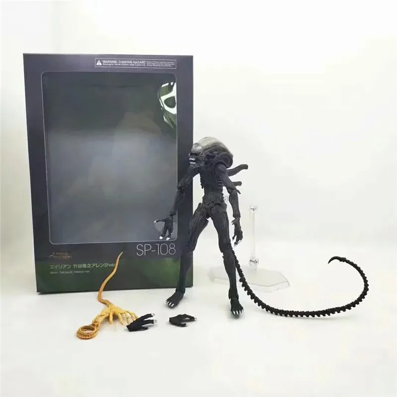 Figma SP 108 Alien/SP 109 Predator 2 Takayuki Takeya Ver. ПВХ фигурка Коллекционная модель игрушки 16