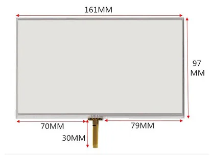 Tela Sensível ao Toque de Resistência de Polegadas 161*97 mm