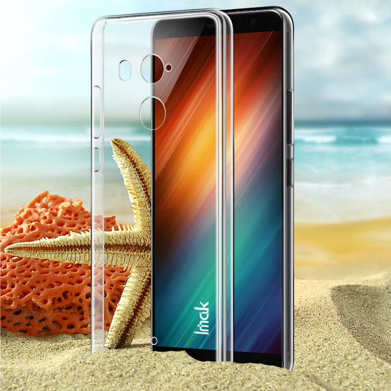 Для htc U11+ чехол htc U11 PLUS чехол Imak Жесткий PC прозрачные чехлы для телефона Прозрачная защитная задняя крышка Кристальный чехол для телефона
