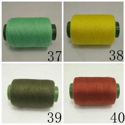 37TO40 CHOOSE COLOR 1 шт. золотая нить для вышивки, хлопковая машинная швейная нить, ручная швейная нить, рукоделие, нашивка на руль, швейные принадлежности - Цвет: 37TO40 CHOOSE COLOR
