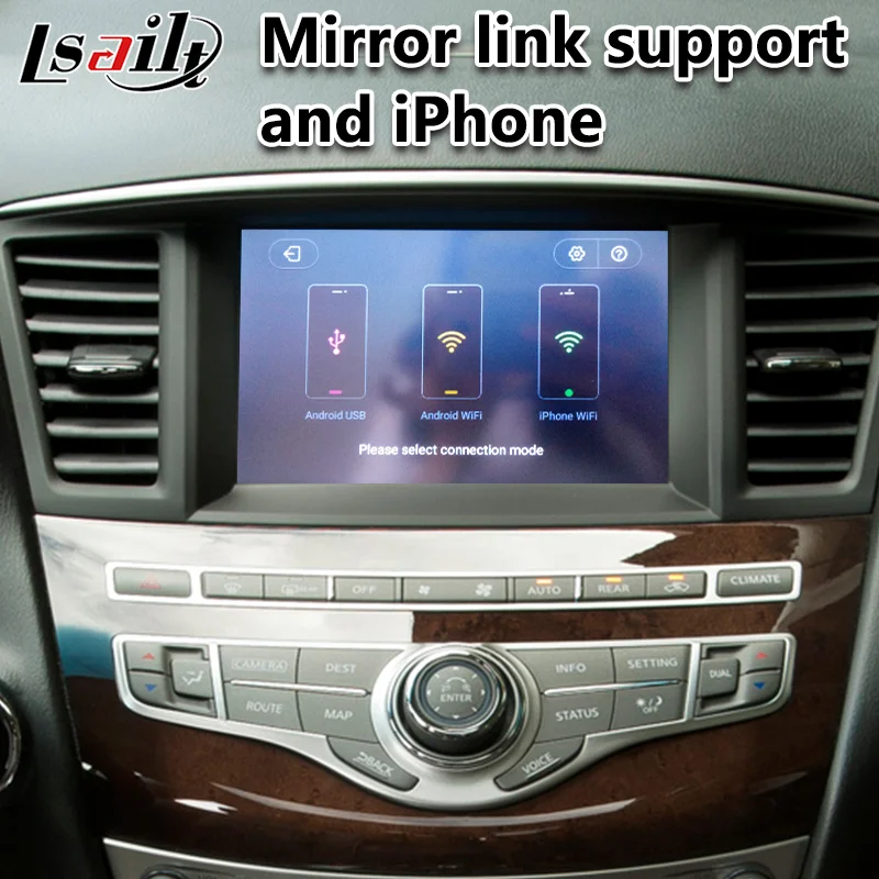 Android 7,1 мультимедийный видео интерфейс для Infinite QX60, gps-навигация для Infiniti JX35/M25/M37/M56