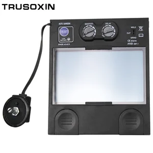 Сварочный шлеммаска для электросварки с солнечной батареей, автоматическим затемнением