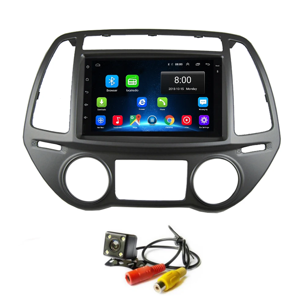 Android 8 1 Navirider автомобильный Радио gps навигация для 2012 HYUNDAI I20 I 20 Авто AC стерео bluetooth