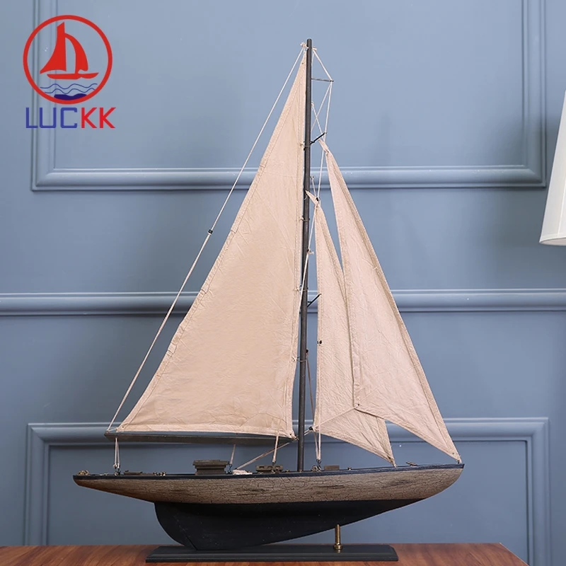 LUCKK 60 см Американская деревянная модель DIY корабль домашний интерьер 2 цвета