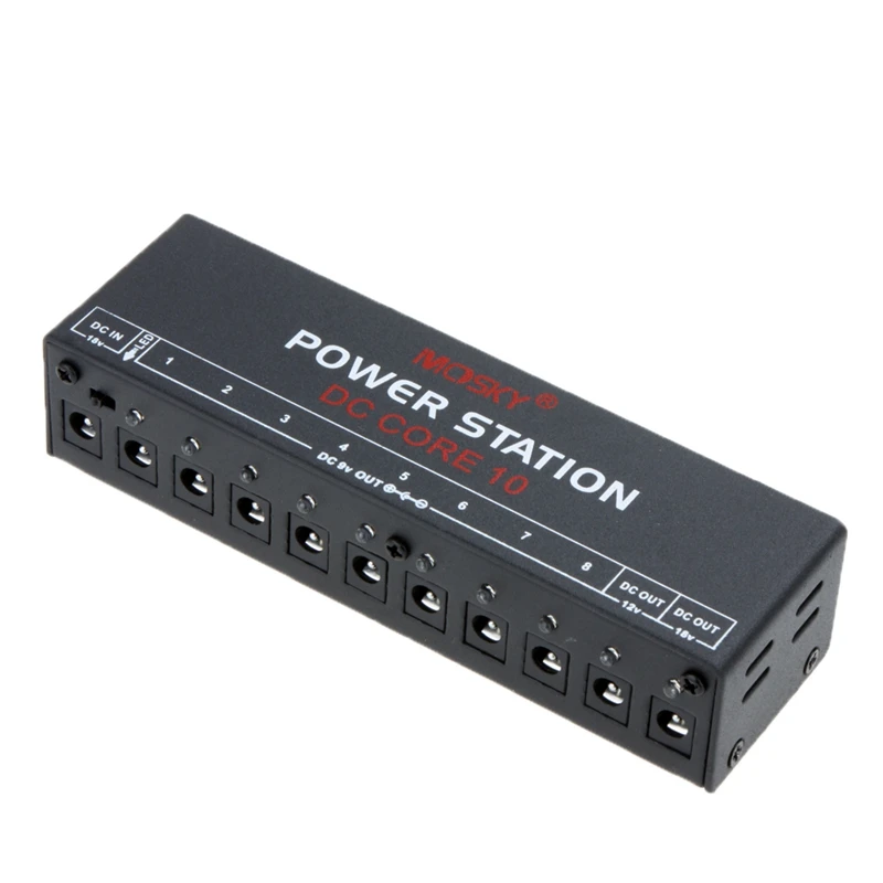 MOSKY DC-CORE10 мини-гитарный эффект питания для 9 в 12 В 18 десять изолированных выходов