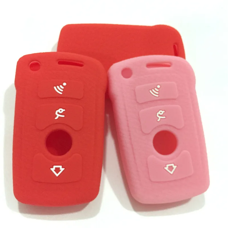 3 кнопочный силиконовый чехол для автомобильного ключа bmw 760i 745li 750Li xDrive