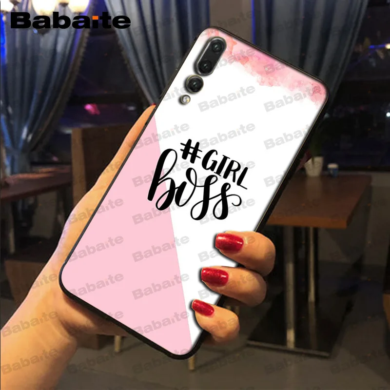 Babaite Boss Girl Lady like a boss сотовый Чехол для телефона huawei mate 10 lite p20lite p9lite nova 3i honor 8x mate20 pro funda - Цвет: A5