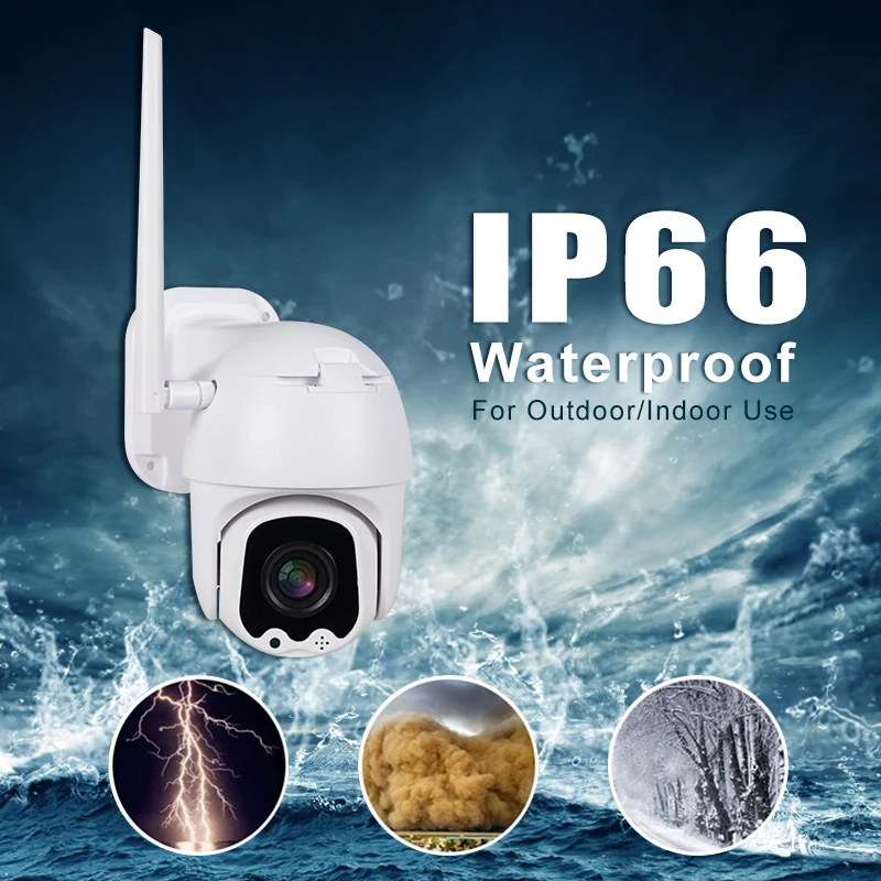 IP камера INQMEGA PTZ с 5 кратным увеличением 1080P ИК 60 м|Камеры видеонаблюдения| |