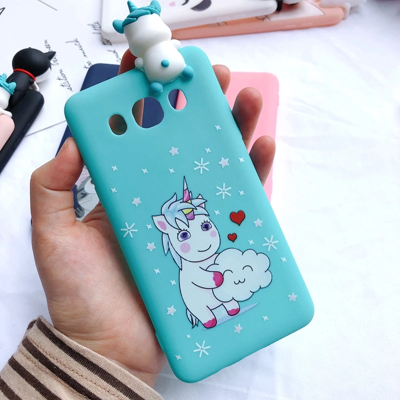 5 J3 J5 J7 3D чехол на samsung Galaxy J5 чехол Etui кавайный проект "Медвежонок" Единорог "силиконовый чехол для принципиально samsung J3 J5 J7 чехол - Цвет: 5