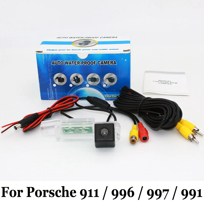 Автомобильная камера заднего вида для Porsche 911 996 997 991/RCA AUX Проводная или