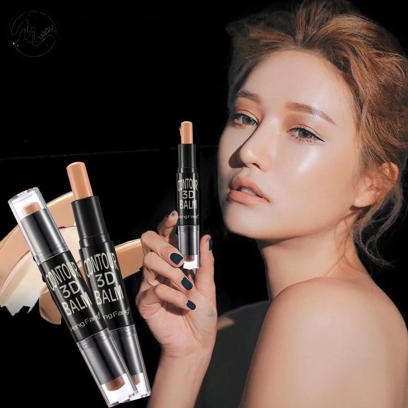 Минч консилер для лица палка мерцающий двухсторонний 2 в 1 подсветка пудра