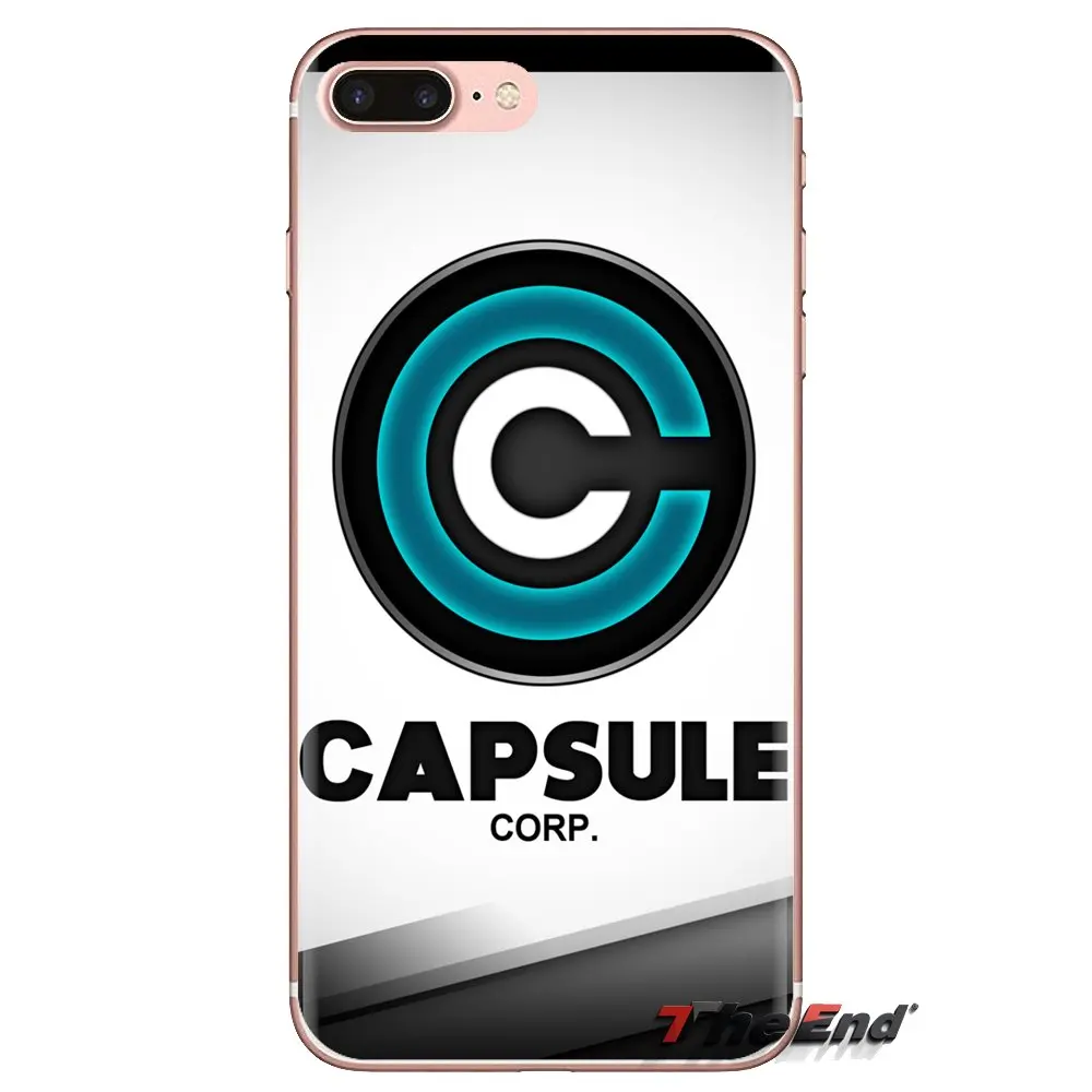 Silicone Cases Cover For iPod Touch Apple iPhone 4 4S 5 5S SE 5C 6 6S 7 8 X XR XS Plus MAX Anime Dragon Ball Z Capsule Corp Logo |