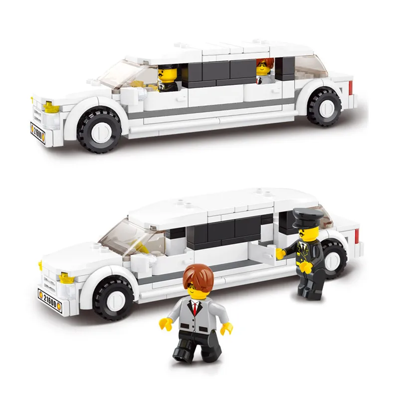 Классные! 135 шт./компл. строительные блоки игрушки легковом автомобиле фигуркы