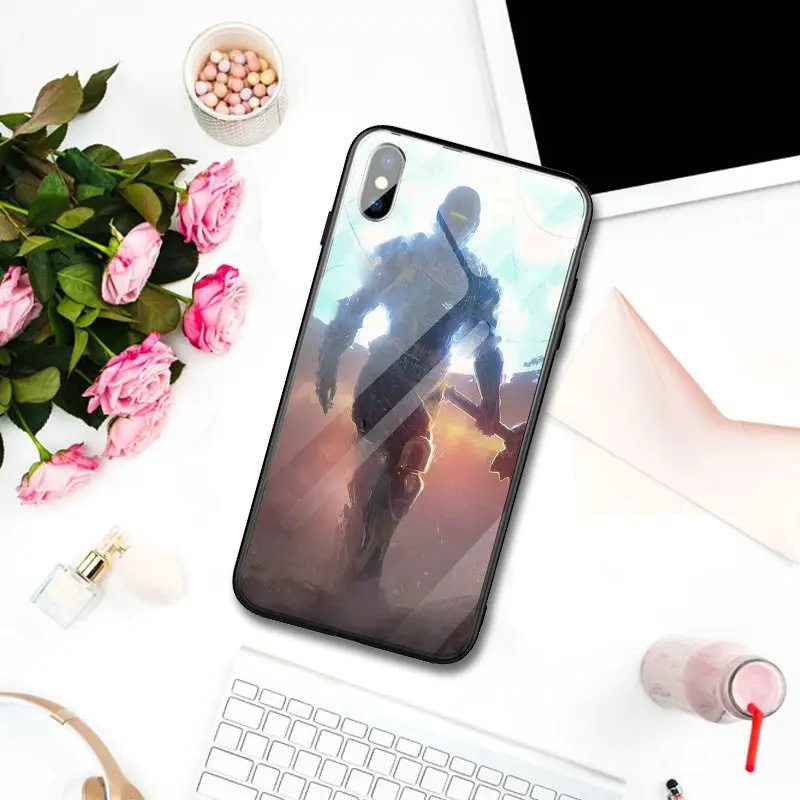 Чехол для iPhone 5 5S SE X XR XS Max 7 6 6s 8 Plus закаленное стекло | Мобильные телефоны и