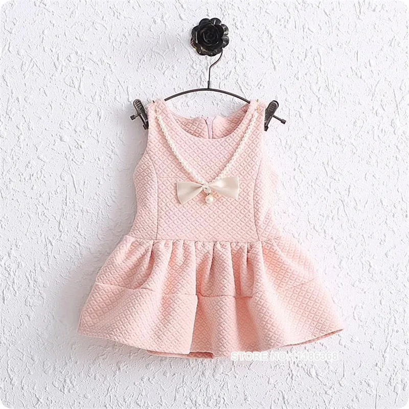 Новый год 2018 весенний модный костюм для маленьких девочек милое винтажное платье