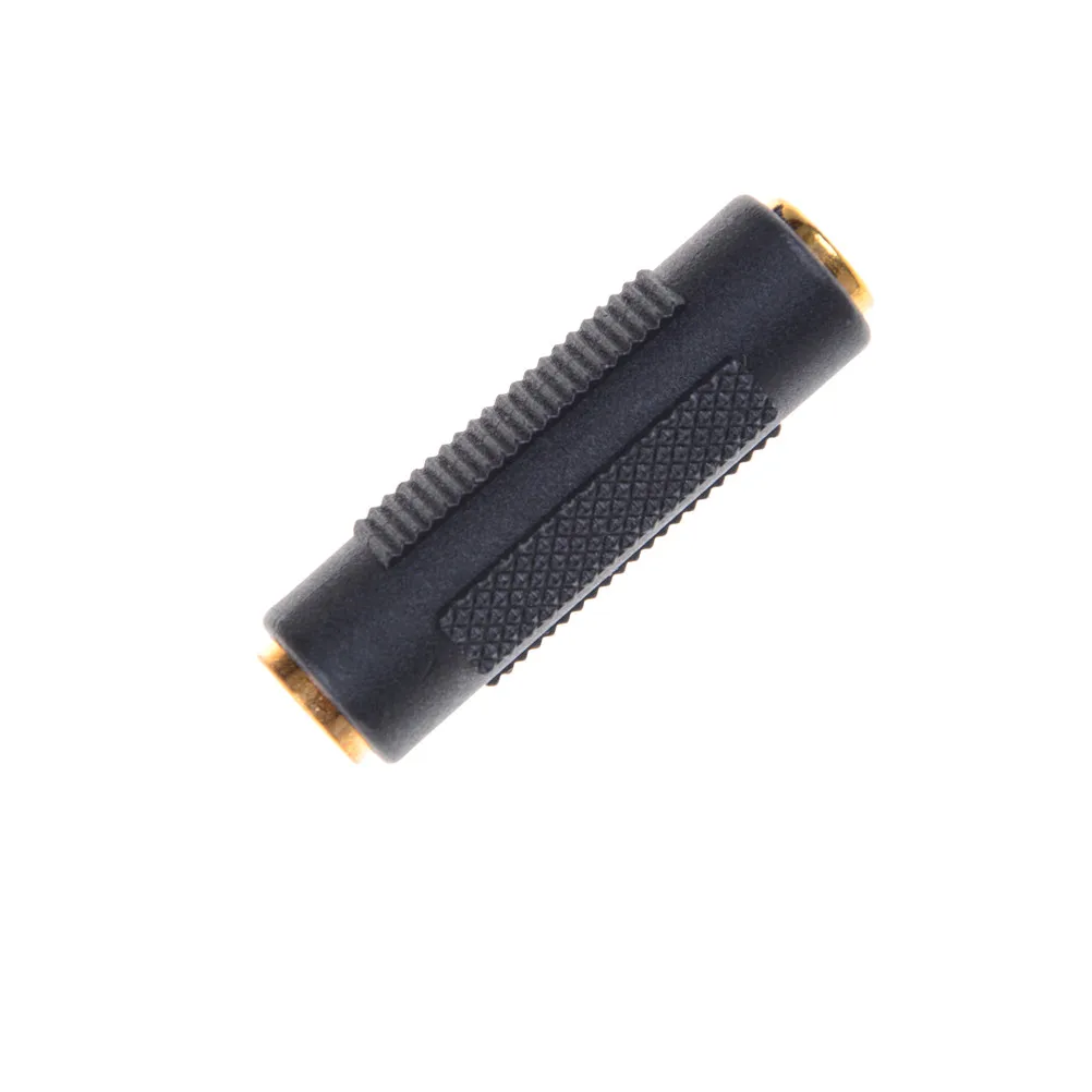 

HOT Gold Plated 3.5 mm Female to 3.5mm Female Jack Stereo Coupler Adapter