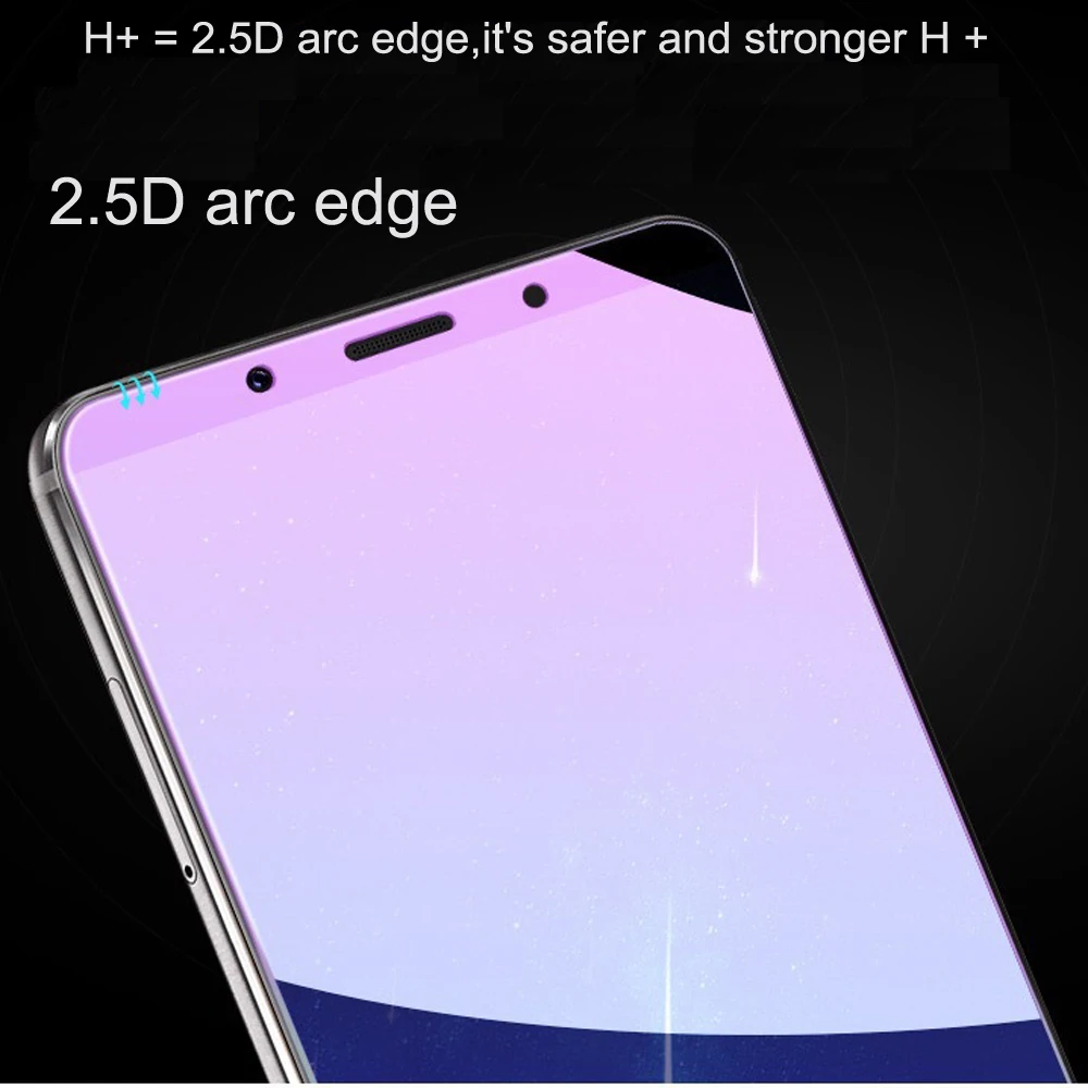 

100pcs Screen Protector for Xiaomi max3 Tempered Glass on Phone Protective Film Anti-Blue Purple Light Screen Protector