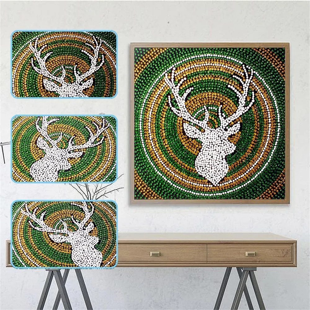 

EverShine 5D DIY Diamond Painting Special Shape Deer Diamond Mosaic Abstract Paintings Diamond Embroidery Picture Of Rhinestone
