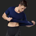 2019 Мужская корректирующая одежда для похудения, Мужская компрессионная футболка, мужские корректирующие фигуру майки для тренировок талии