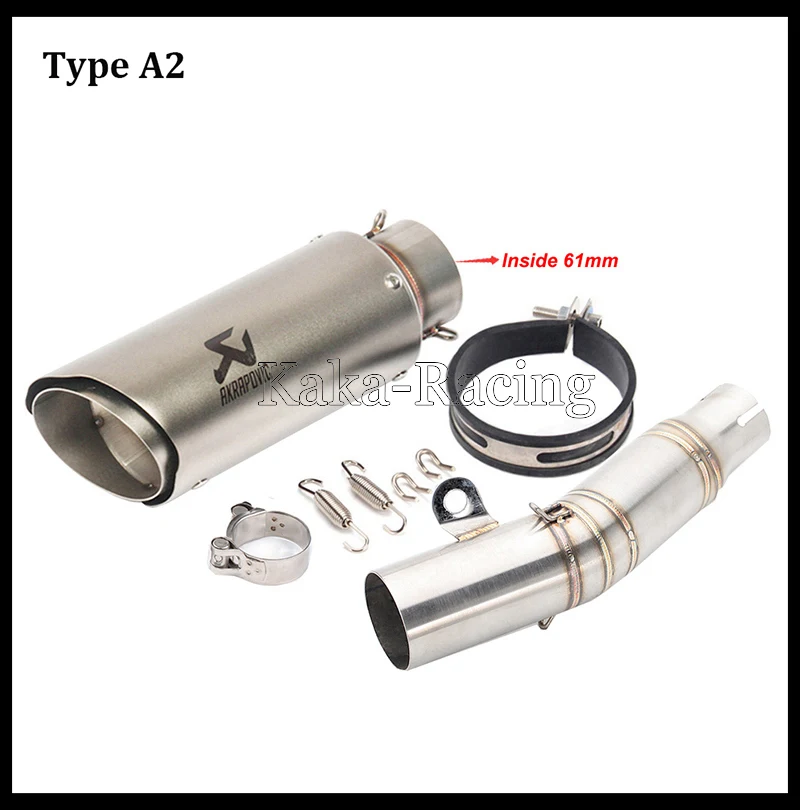 Мото rcycle полная выхлопная система без шнуровки Akrapovic выхлопной глушитель мото с