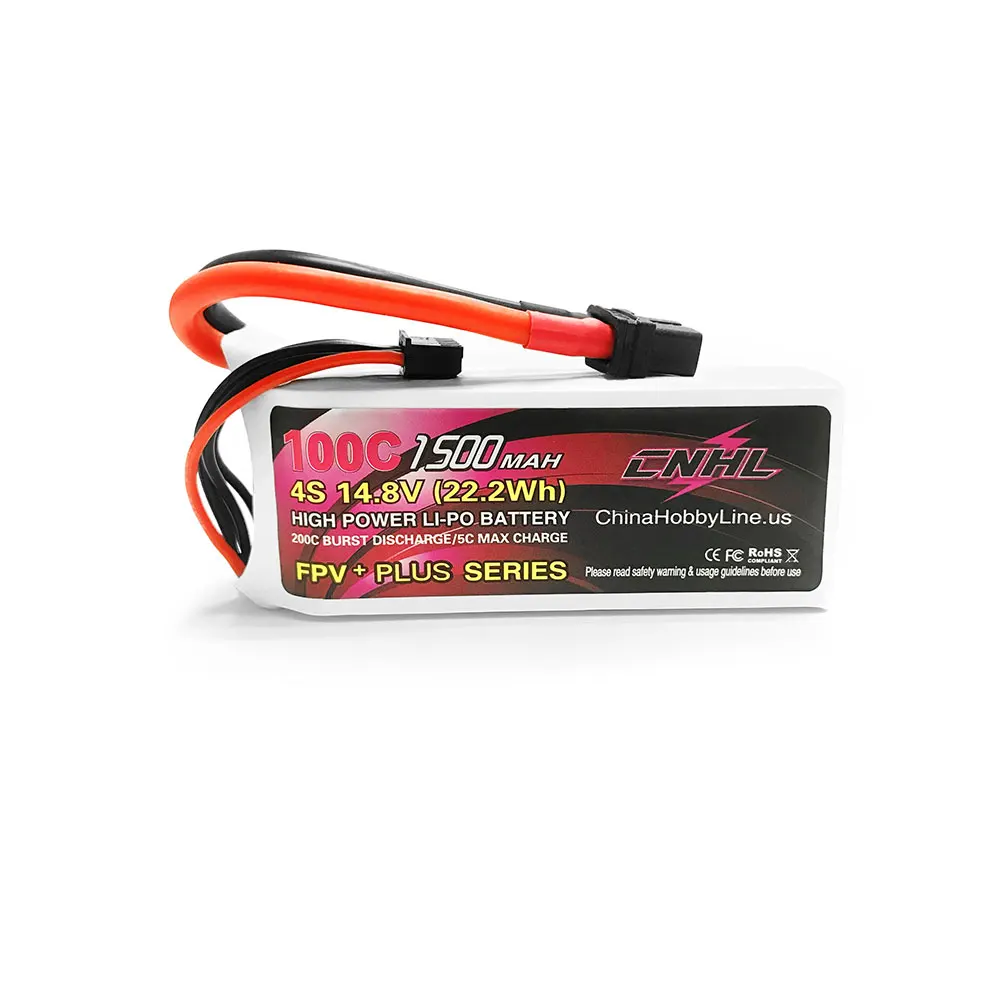 2 единицы CNHL 14 8 V зарядное устройство 1500 mAh 4S Lipo 100C пакет lipo с XT60 вилкой для RC