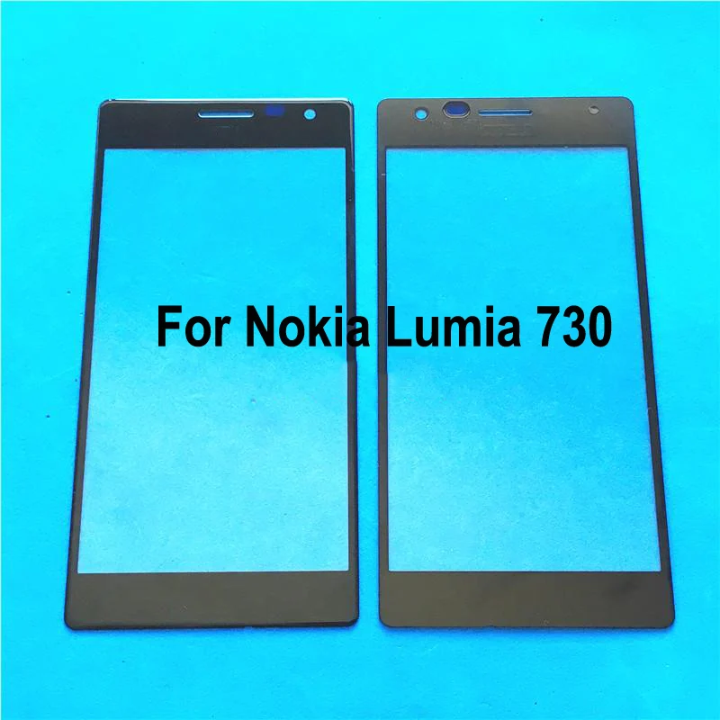 Новый для Nokia Lumia 730 Lumia730 передняя внешняя стеклянная линза сенсорный экран панель