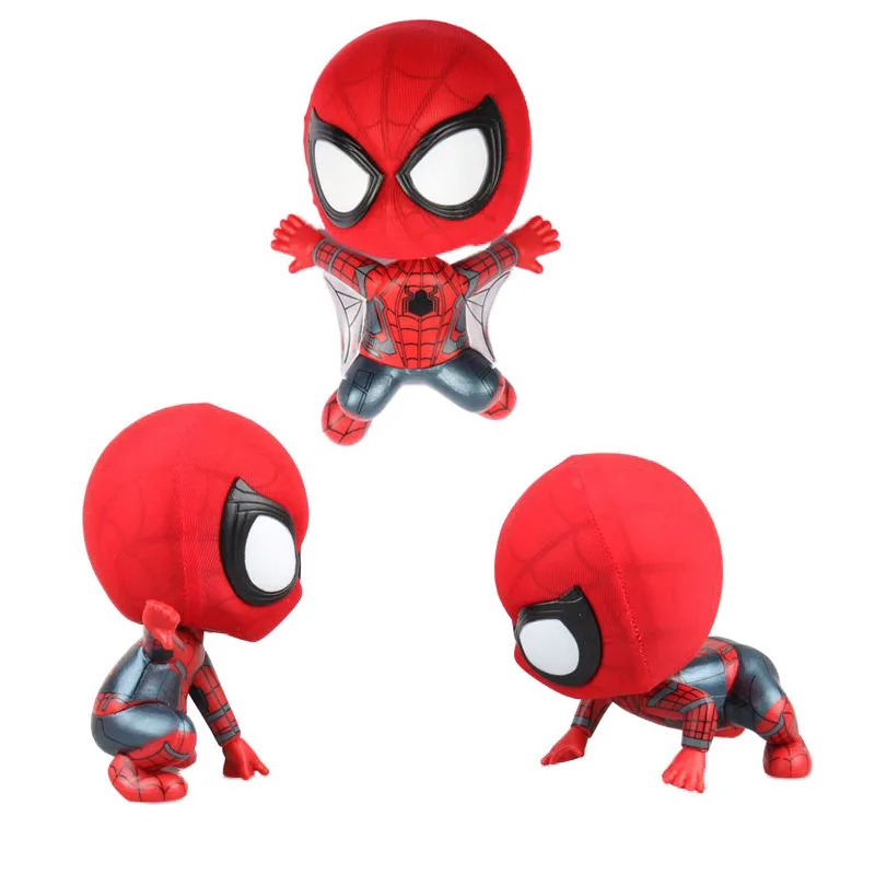 Huong Anime Cartoon Spider-Man Spiderman Mini Spider Man Doll PVC Action Figure Collectible Toy Model | Игрушки и хобби