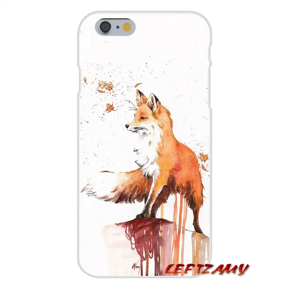 Silicone Phone Case Cover For Samsung Galaxy S3 S4 S5 MINI S6 S7 edge S8 S9 Plus Note 2 3 4 5 8 Cute Fox in Autumn Leaves Forest | Мобильные