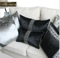 pillow cushions luxury velvet lace car pillow decorative cushion decorative pillow cushion cover office
