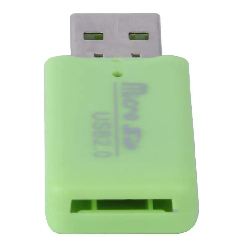 Портативный USB 2,0 быстрая скорость мини-считыватель карт памяти Адаптер для Micro SD/TF Т-флэш-карт для Android телефон планшет ПК
