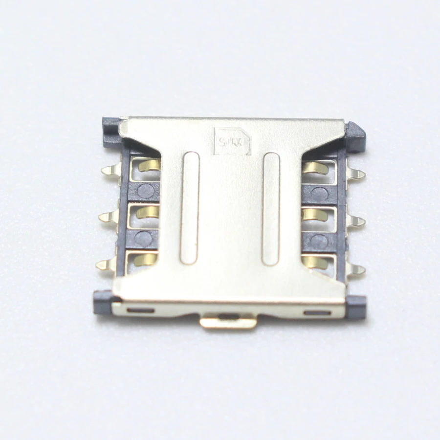 2pcs Nano-SIM 6P jack Mini Card Drawer Plug Type Gold Plated 2x3Pin Nano sim Connector Socket | Обустройство дома