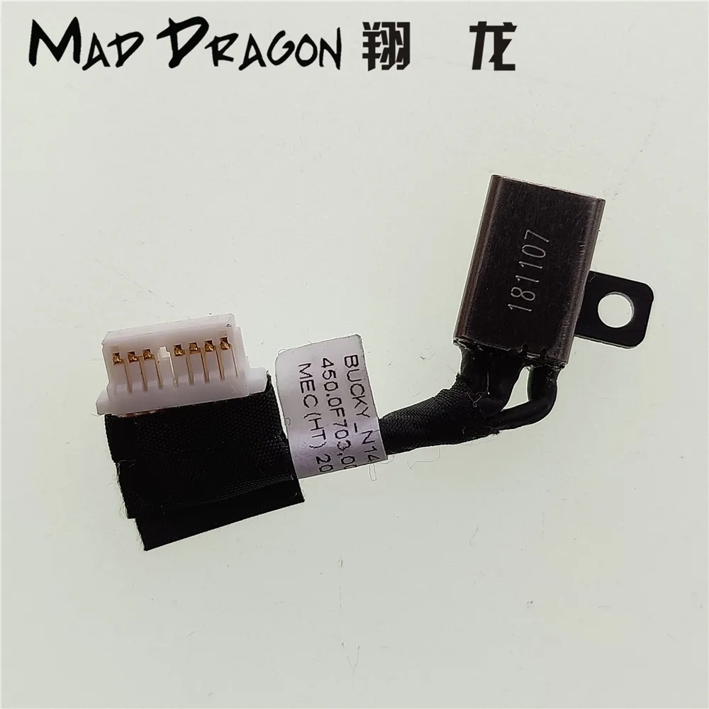 Бренд MAD DRAGON ноутбук новый DC в IN кабель питания для Dell Inspiron 5480 5580 BUCKY N14 450.0F703.