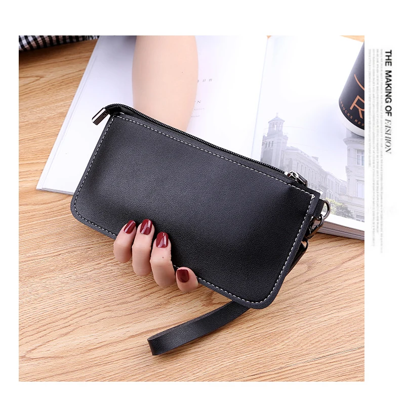 Women wallet long luxury designer monederos para mujer leather wallets card holder portafoglio donna grande portefeuille femme | Багаж и