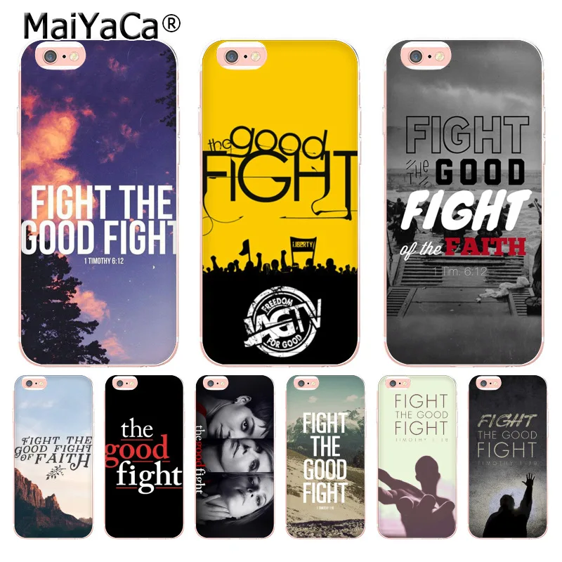 MaiYaCa The Good Fight чехол для телефона из мягкого ТПУ с рисунком iPhone 8 7 6 6S Plus X 10 5 5s 11pro 12pro